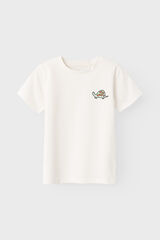 Womensecret Camiseta niño con mini dibujo blanco