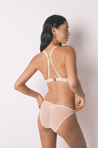 Women'secret Braga clásica tul microfibra rosa