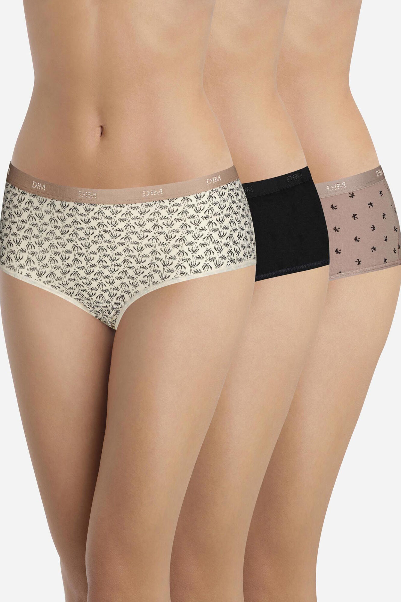 DIM Pack 3 culottes estampadas