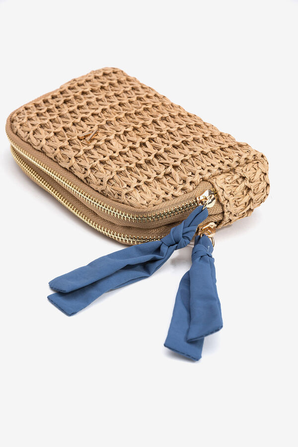 Vilanova Straw Effect Toiletry Bag Boja kože