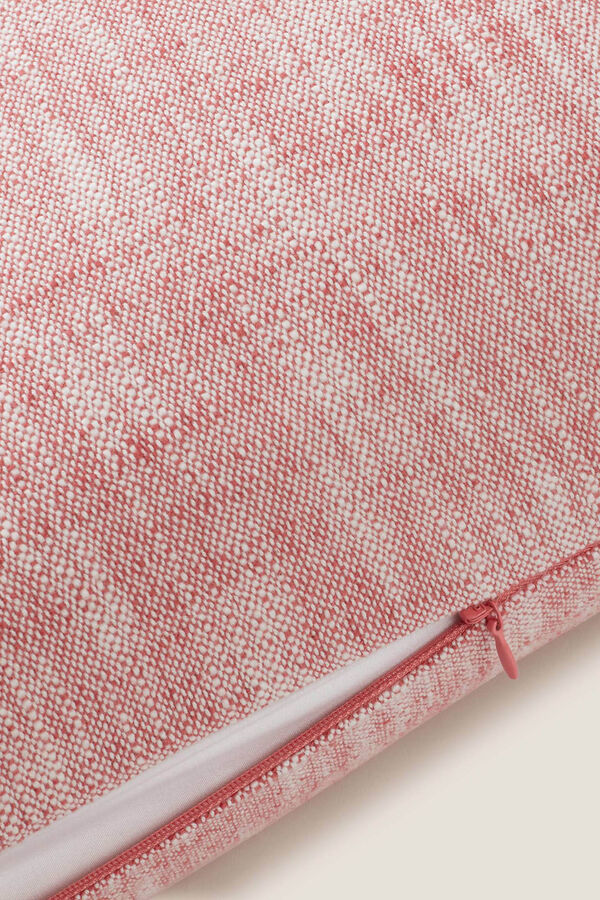 Womensecret Linen-effect cotton cushion cover piros