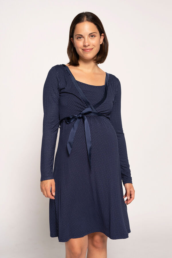 Ohma! Camis&oacute;n Lactancia Con Estampado De Corbatero estampado