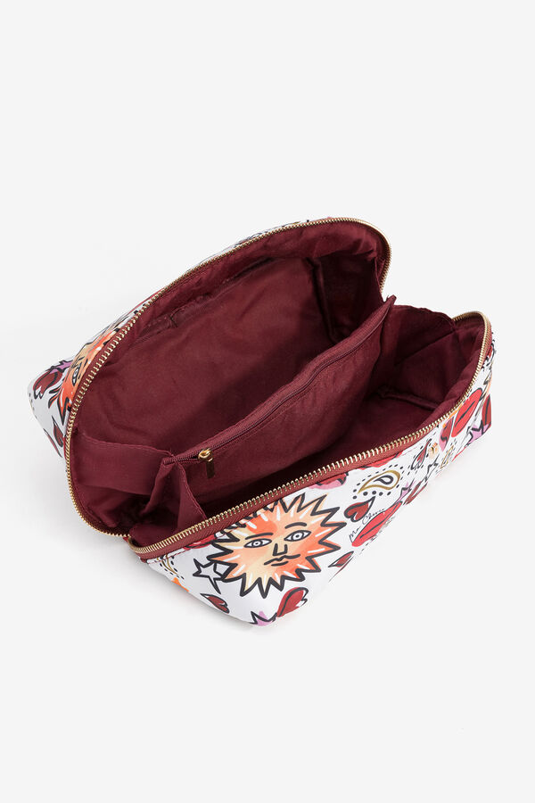 Vilanova Neceseres Estampados rojo