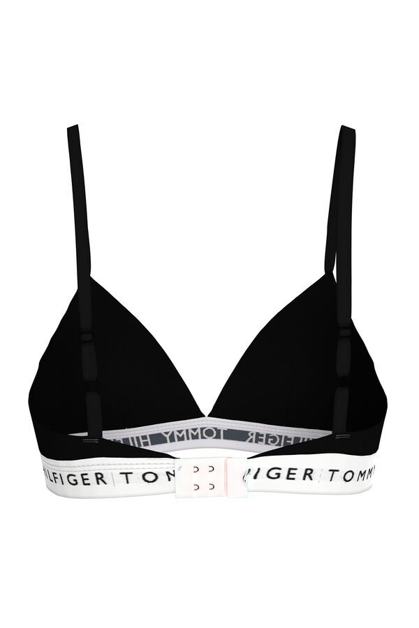 Tommy Jeans non-wired sports bra Crna