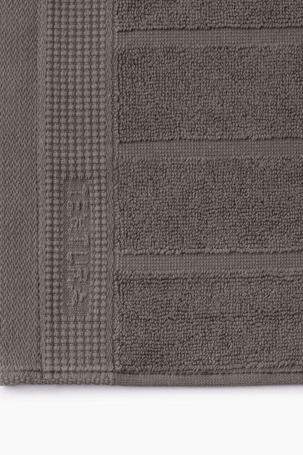 Womensecret Alfombra baño rizo algodón egipcio 50x70cm. gris