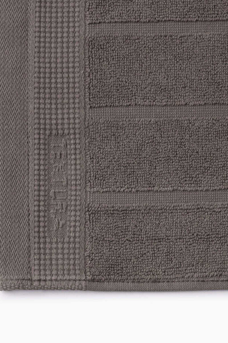 Womensecret Teppich Badezimmer ägyptische Frottee-Baumwolle 50 x 70 cm. Grau