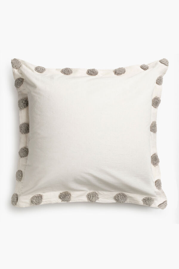 Womensecret Beige Peony square cushion cover (60 x 60) barna
