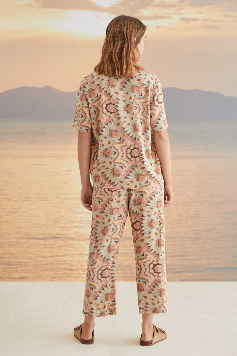 Womensecret Multicoloured printed classic pyjamas printed
