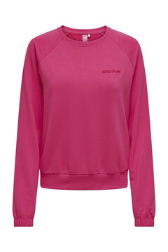 Womensecret Basic-Sweatshirt Rundhalsausschnitt Rosa