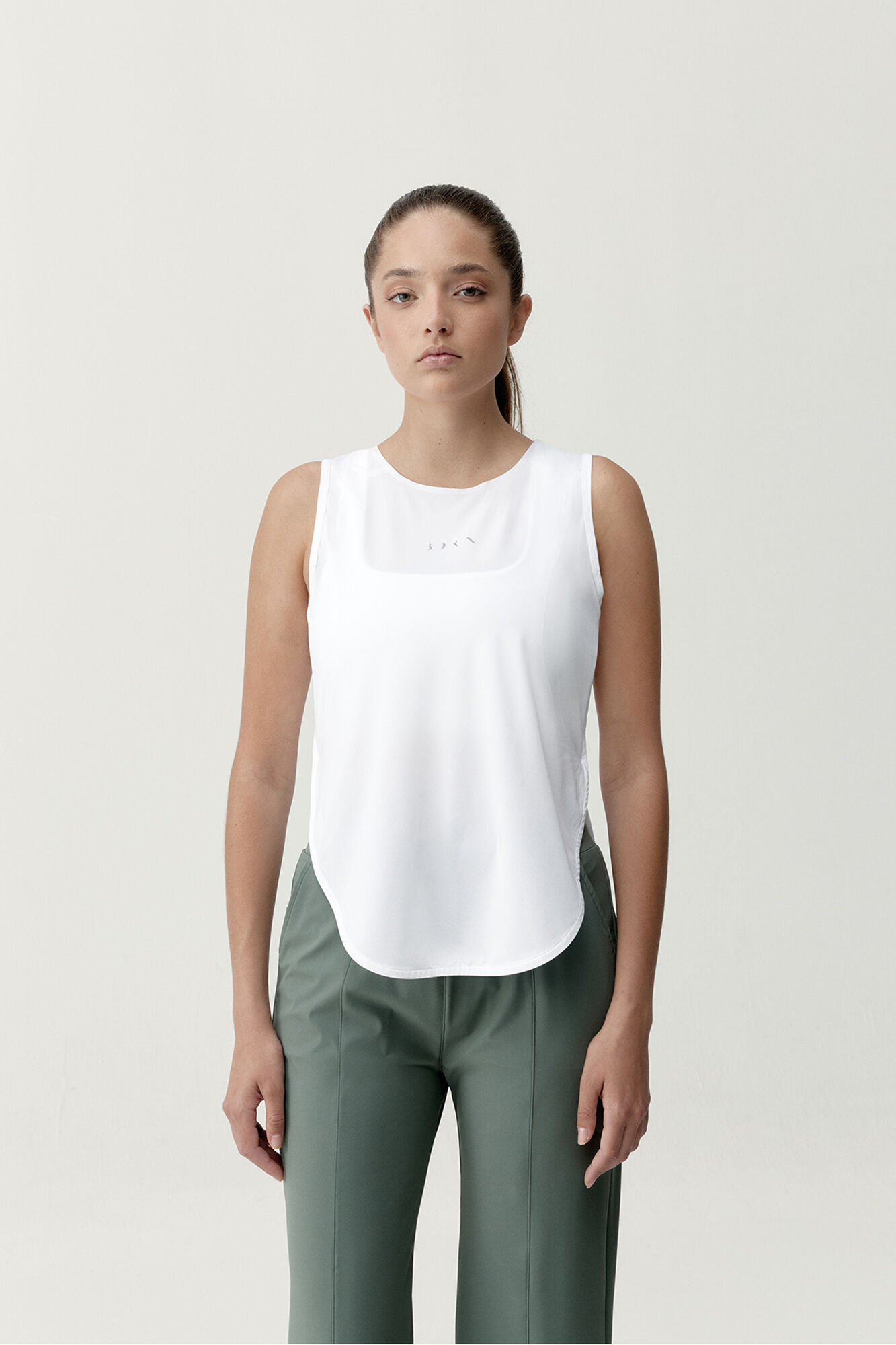 Born Living Yoga Camiseta deportiva Caliope blanco roto