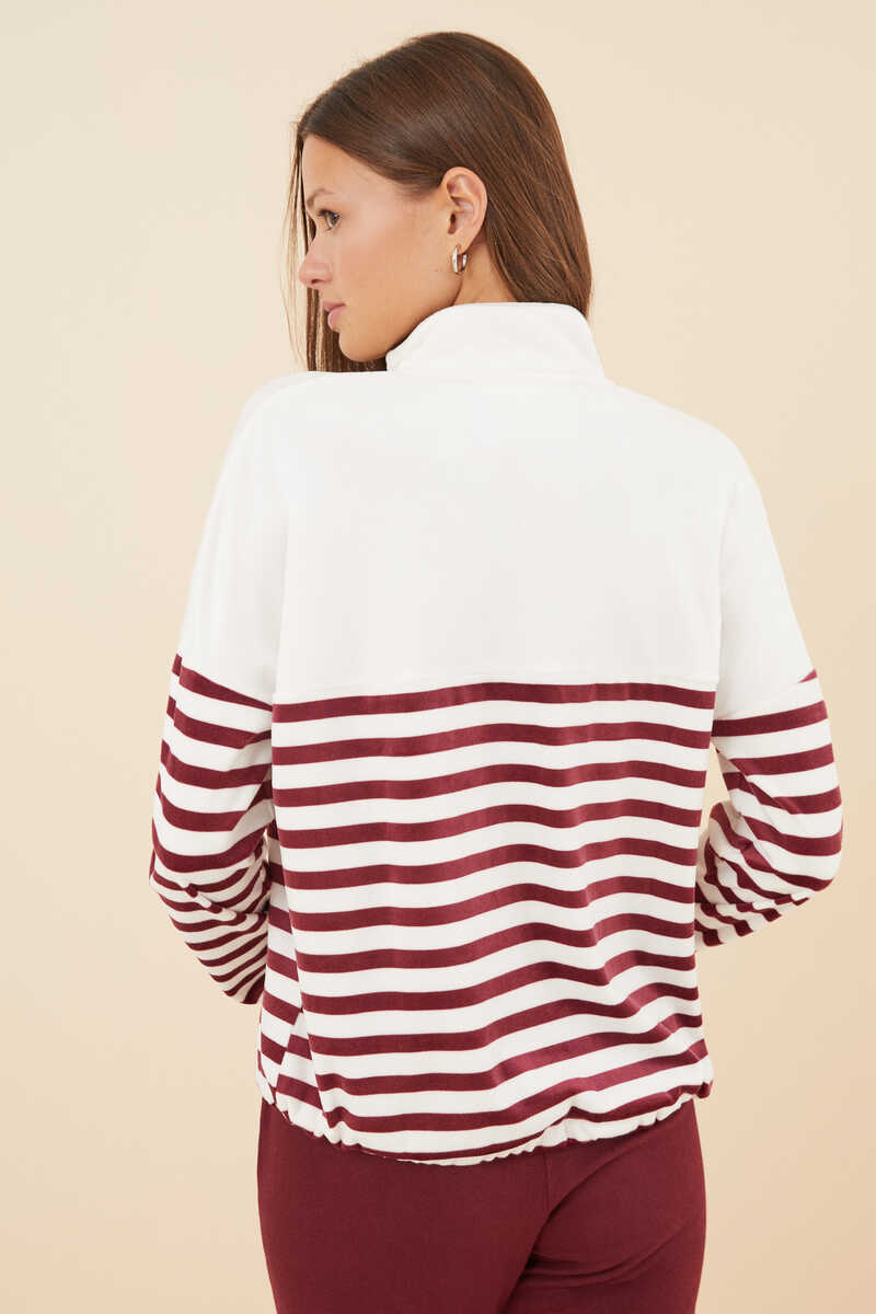 Womensecret Striped fleece Harry Potter sweatshirt red
