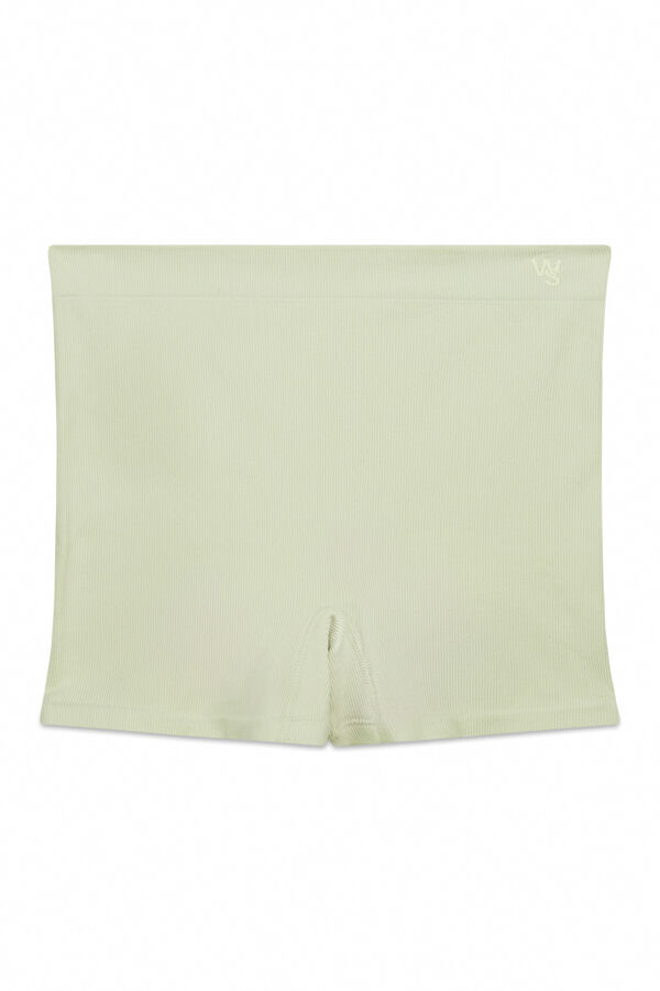 Women'secret Zelene bokserice bez &scaron;avova Zelena