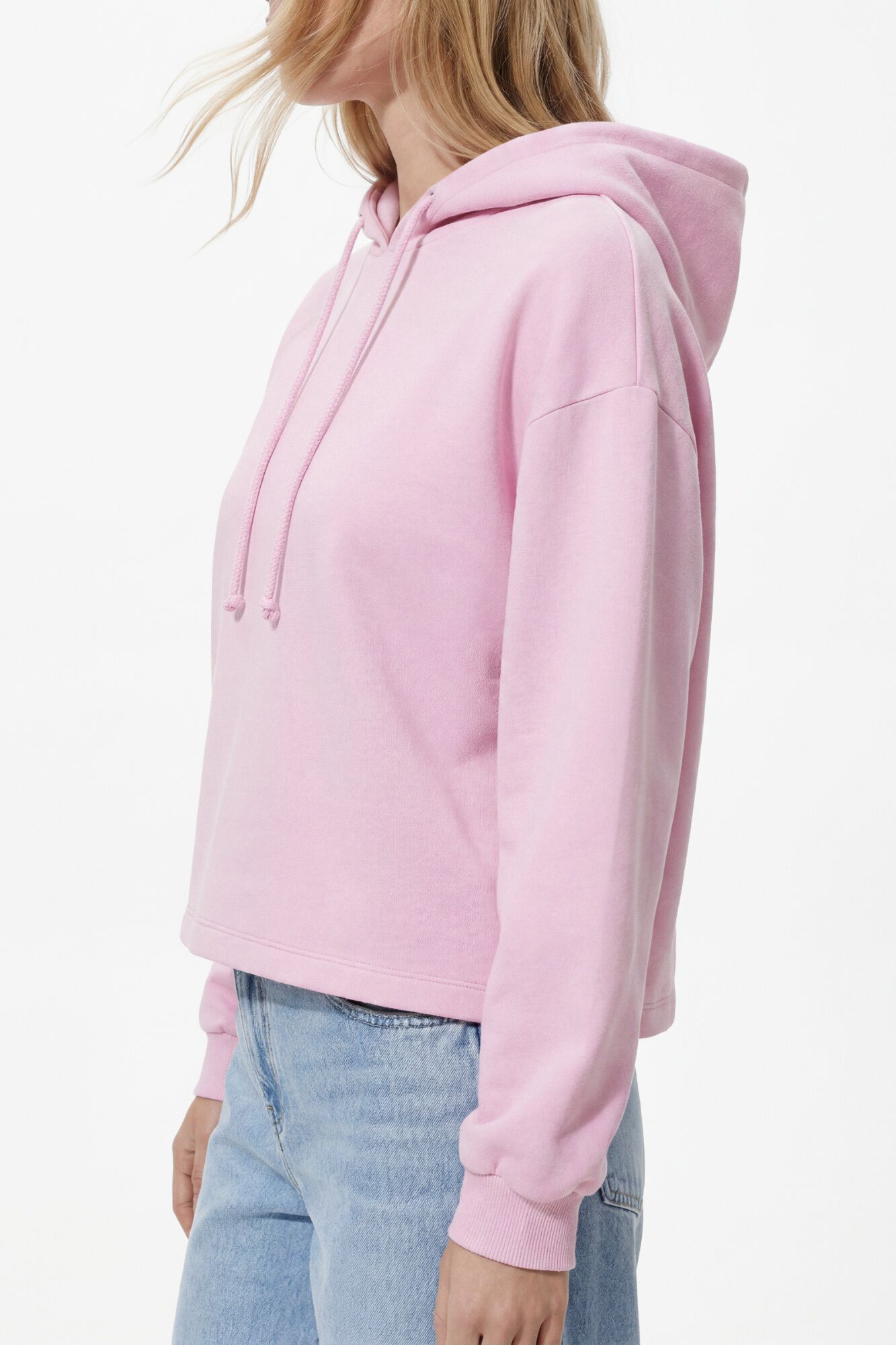 Pieces Basic-Sweatshirt mit Kapuze