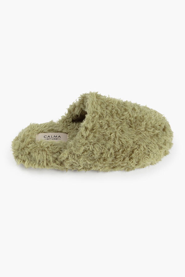 Womensecret Slippers for wearing around the house green