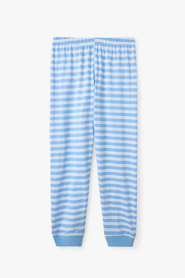 Penti Pack 2 pijamas infantiles rayas espaciales azul