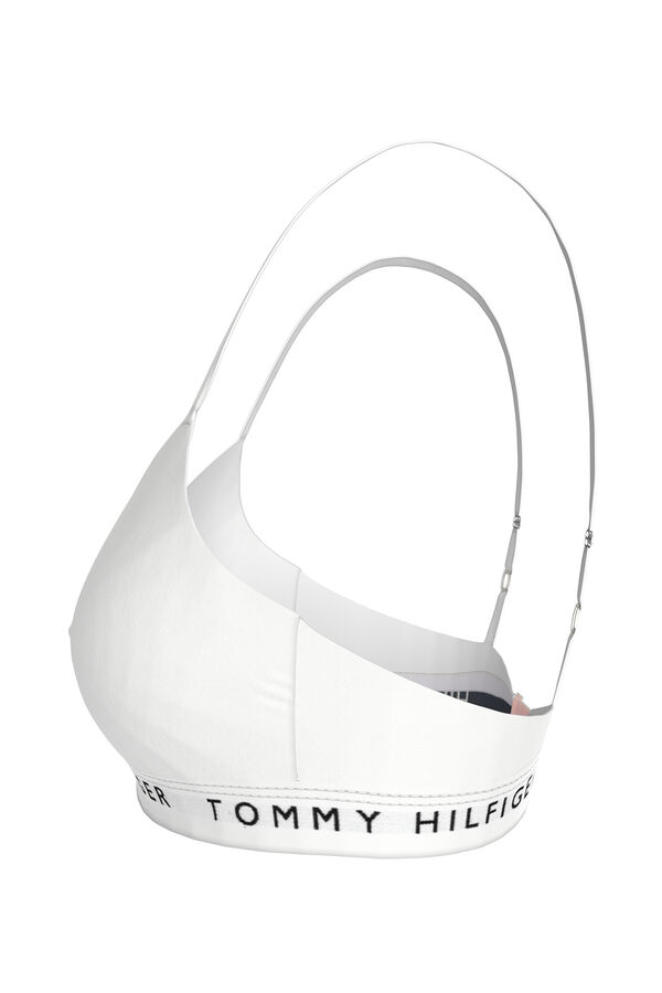 Tommy Jeans non-wired sports bra white