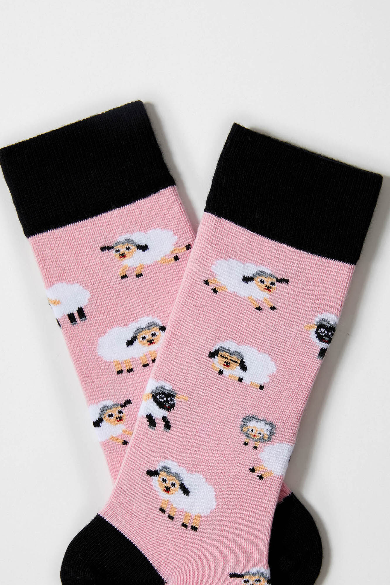 Besocks Calcetines altos ovejas algod&oacute;n org&aacute;nico