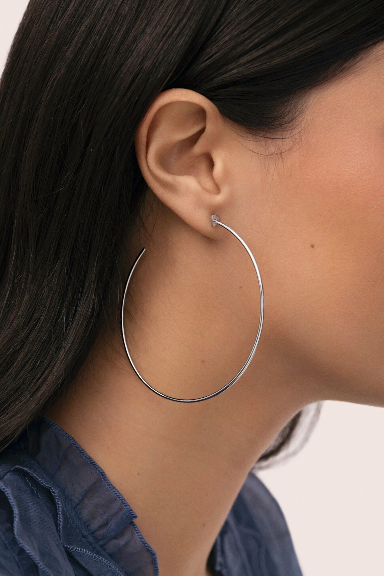 Singularu Brincos de Argola Ankara A&ccedil;o Inoxid&aacute;vel