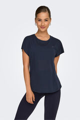 Only Play Camiseta manga corta deportiva azul
