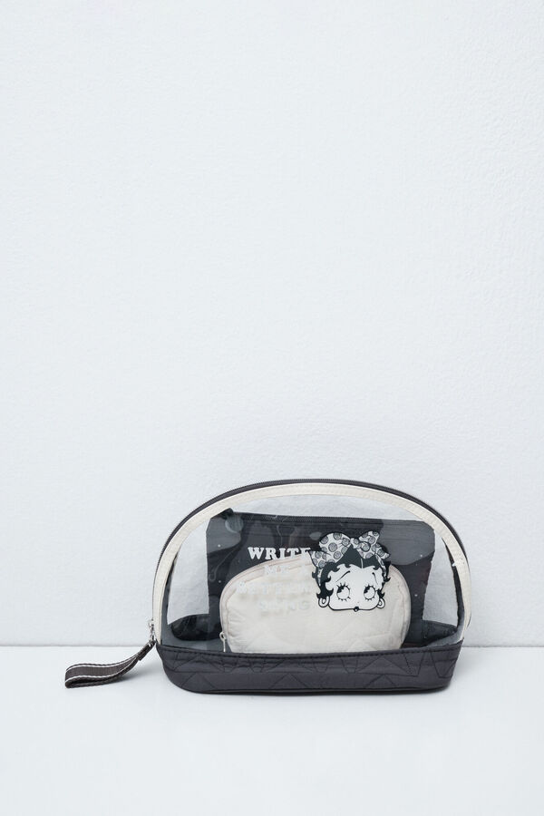Women'secret Betty Boop vanity case pack grey