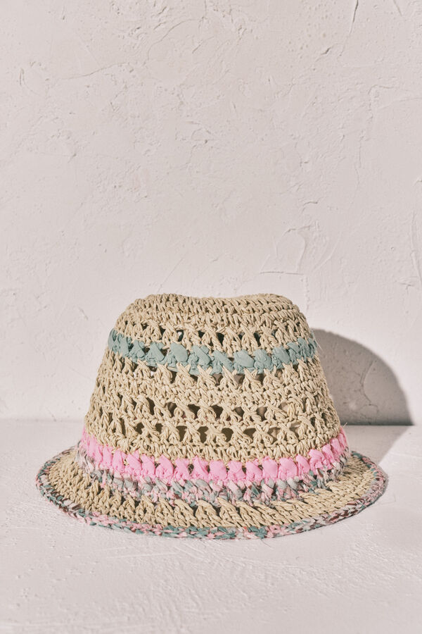 Women'secret Chapeau bob en crochet beige nude