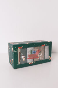 Women'secret Pack of 6 long cotton dog socks 