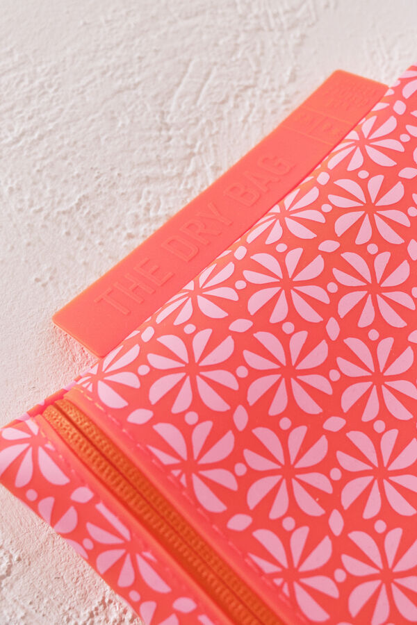 Women'secret Bolsa ba&ntilde;ador- bikini impermeable estampado flores naranja