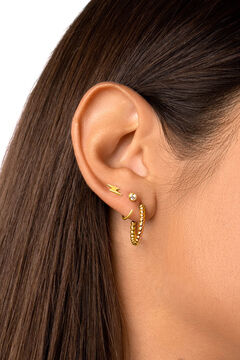 Womensecret Gold Rayo Single Earring imprimé