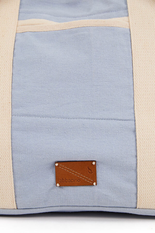 Abbacino Bolsa de playa print rayas azul