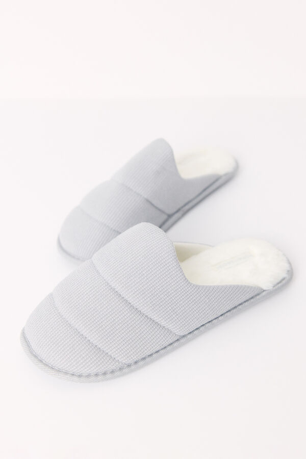 Womensecret Chaussons fermés gris gris