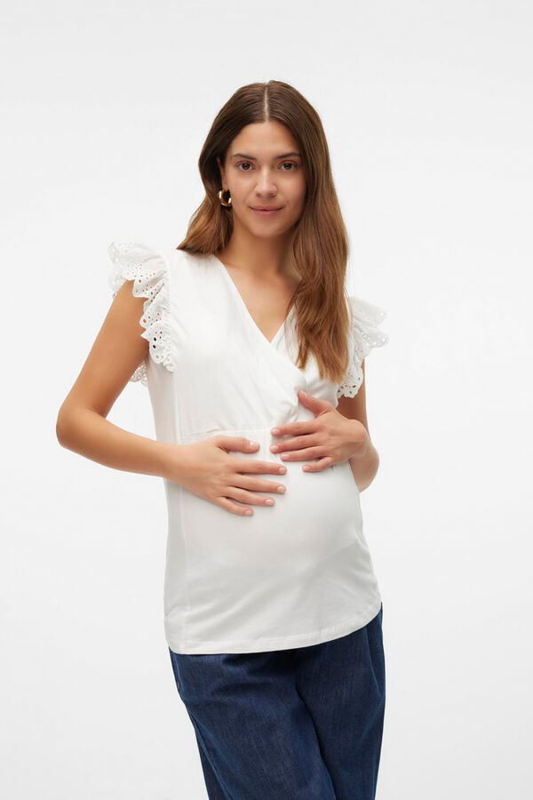 Womensecret Sleeveless maternity and nursing top  blanc