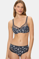 DIM Generous High-Capacity Underwire Bra  Print