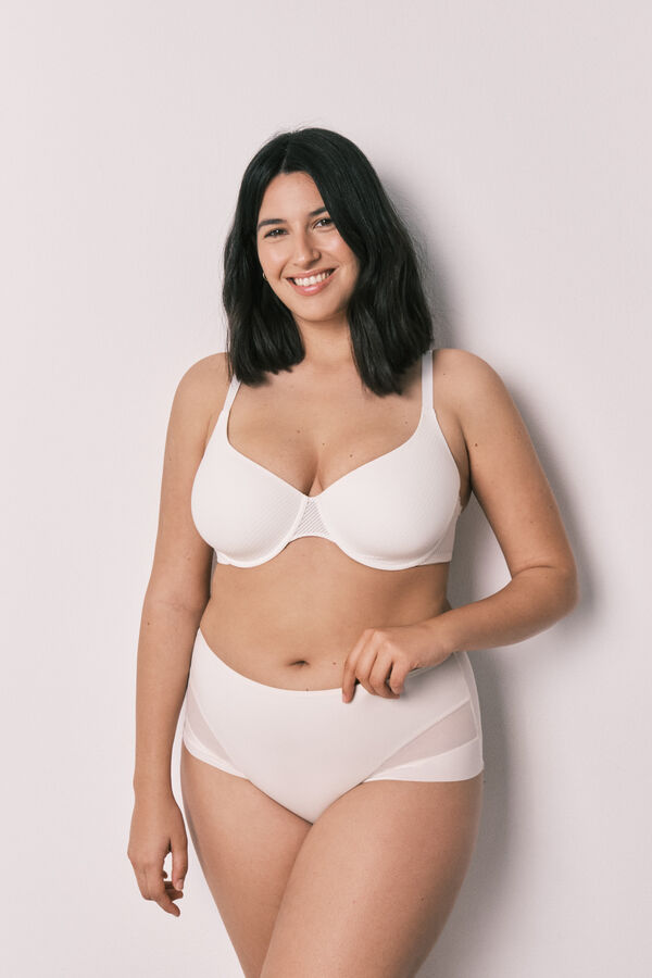 Women'secret Beige high-waist shaping panty  beige