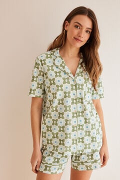 Womensecret Classic 100% cotton Miffy pyjamas green