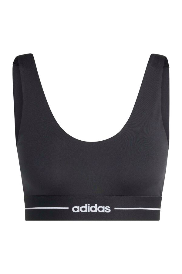 Adidas Sujetador deportivo casual Hyperglam negro