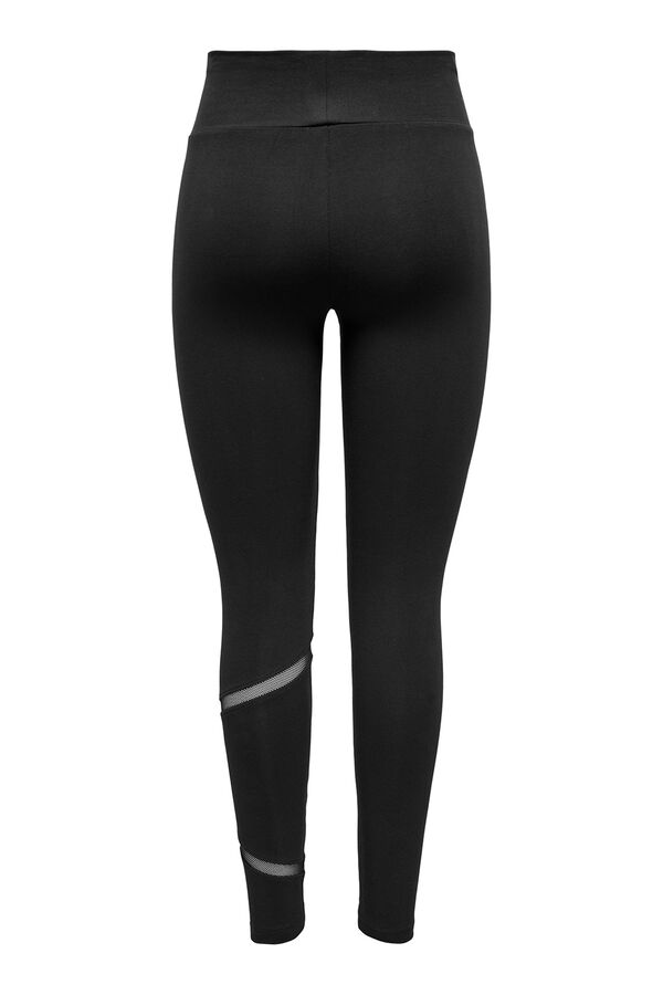 Only Play Legging tiro alto algod&oacute;n negro