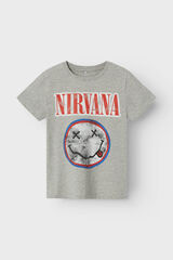 Womensecret Nirvana boy's t-shirt grey