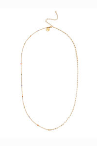 Singularu Glam 90cm Halskette aus vergoldetem Stahl