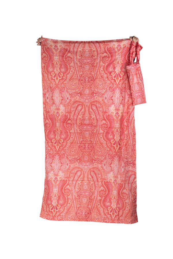 Kbas Par&eacute;o serviette en coton rouge