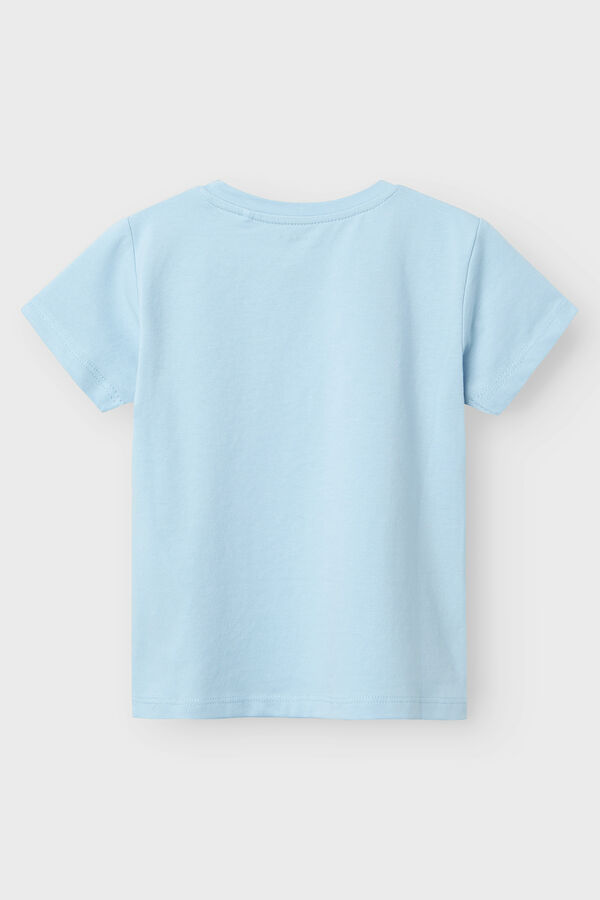 Womensecret T-shirt menino com mini desenho azul