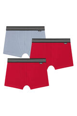 DIM Pack de 3 Boxers de niño de algodón estampado