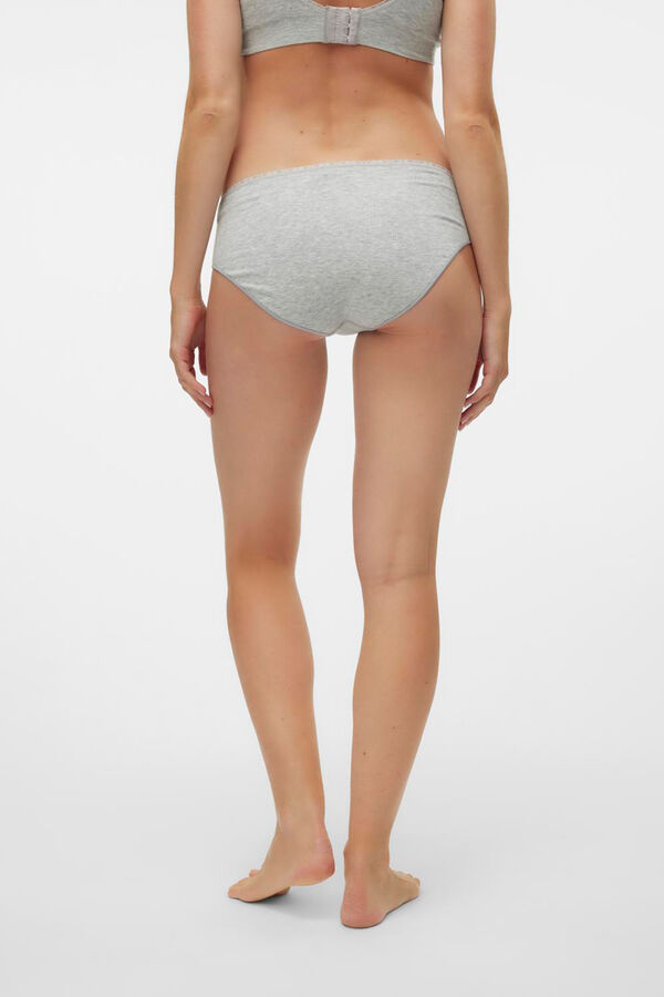 Womensecret Pack de dos bragas maternity  gris