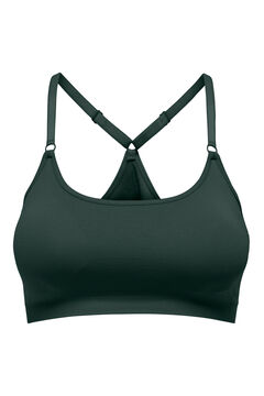 Womensecret Seamless adjustable strap sports bra blue