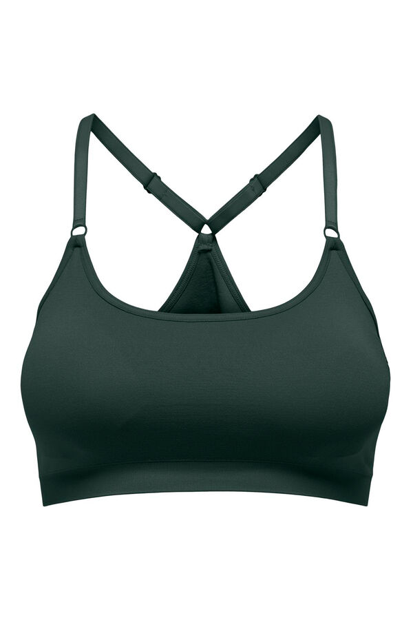 Womensecret Seamless adjustable strap sports bra bleu