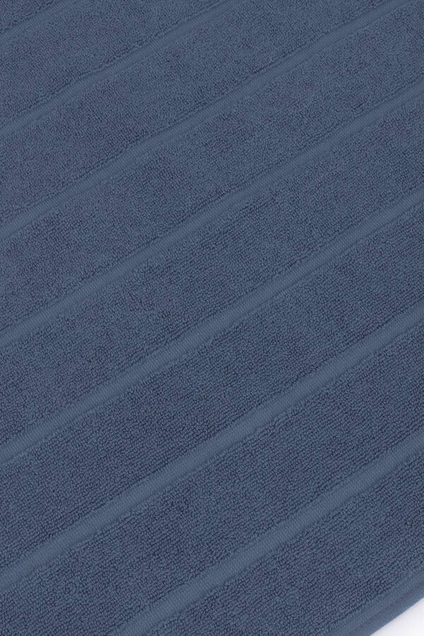 Womensecret Teppich Badezimmer ägyptische Frottee-Baumwolle 50 x 70 cm. Blau