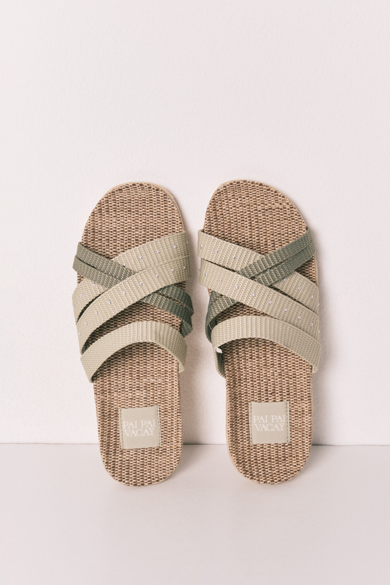 Women'secret Sand&aacute;lias de tiras verde