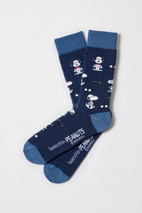Besocks Calcetines altos Snoopy algod&oacute;n org&aacute;nico
