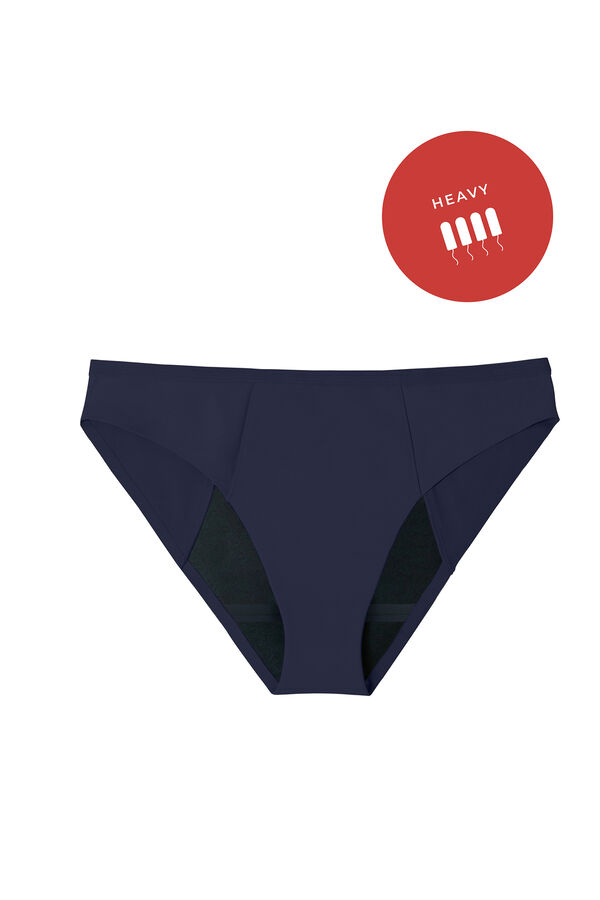 Womensecret Braga menstrual bikini azul – Absorción fuerte azul