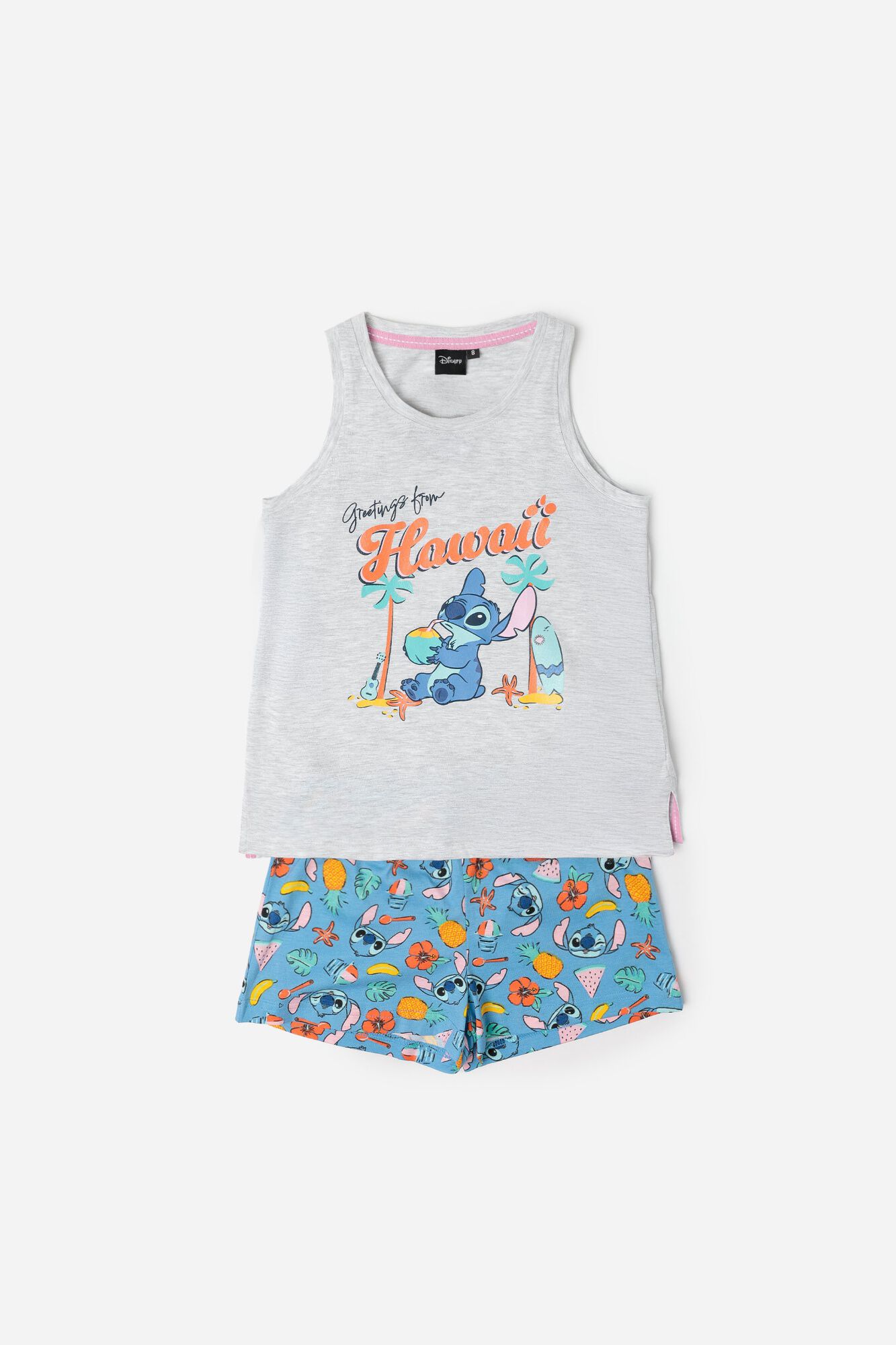 Admas Pijama curto Hawaii Stich