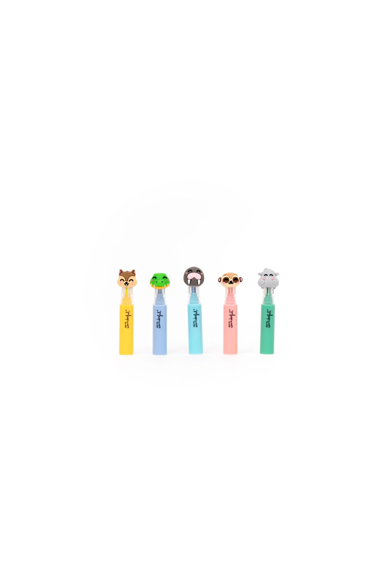 Mr. Wonderful Conjunto de 5 mini marcadores com personagens - WONDER COMIC